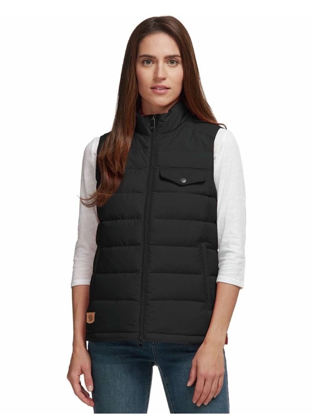 Fjallraven Greenland Down Black Quilted Puffer Vest M